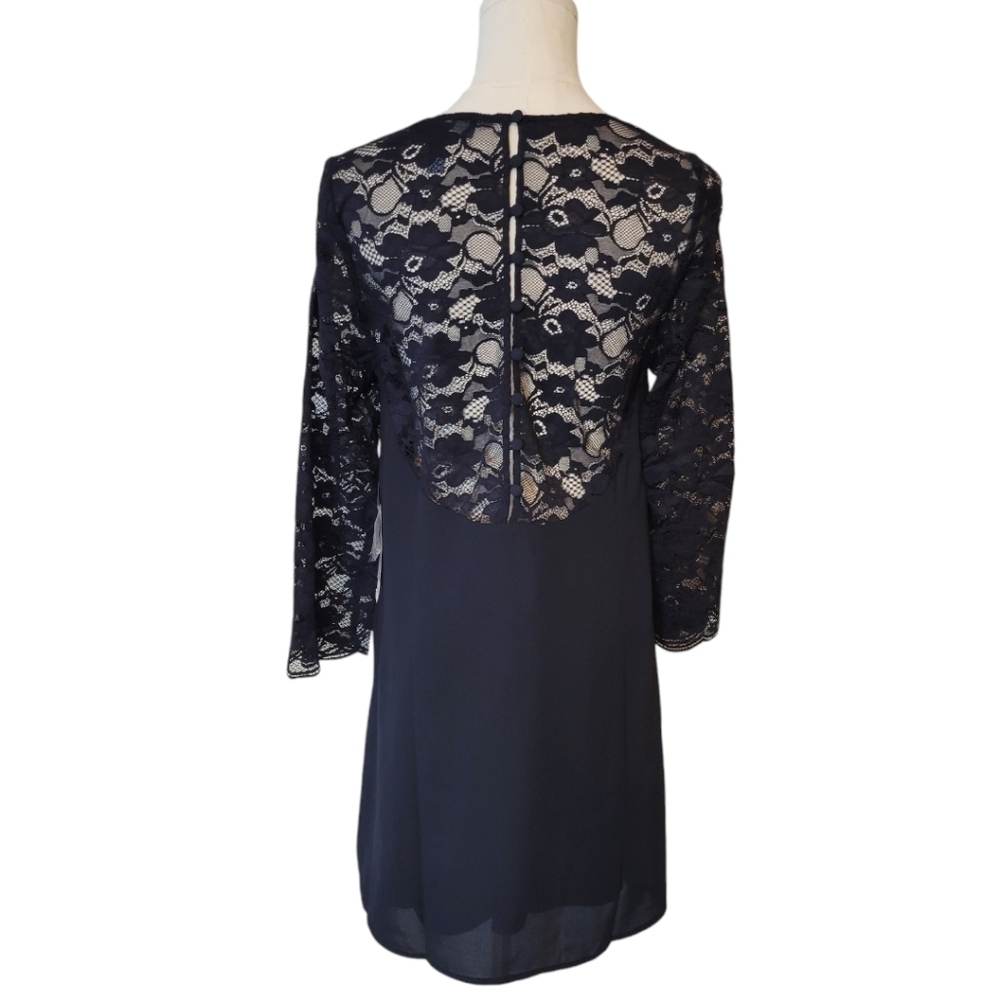 NWT‎ Modcloth Black Lavished in Lace Shift Dress Size XS
